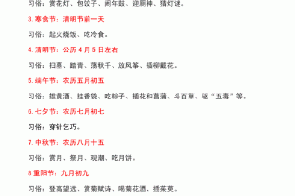 天文变化与中国传统节日的时间安排