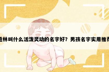 姓林叫什么活泼灵动的名字好？男孩名字实用推荐