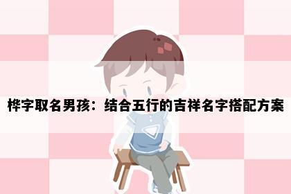 桦字取名男孩：结合五行的吉祥名字搭配方案